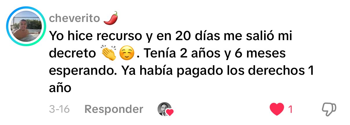 Testimonio de cliente sobre decreto aprobado tras recurso